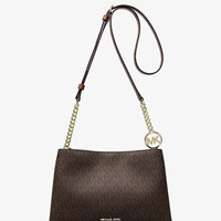 MICHAEL KORS Christina Small Signature Logo Crossbody Bag