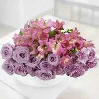 京东鲜花 玫瑰康乃馨六初花混搭 10枝+10枝+10枝 鲜切花