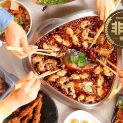 味之绝美蛙鱼头火锅 双人餐 ｜ 3斤美蛙+3素菜（含锅底、调料）