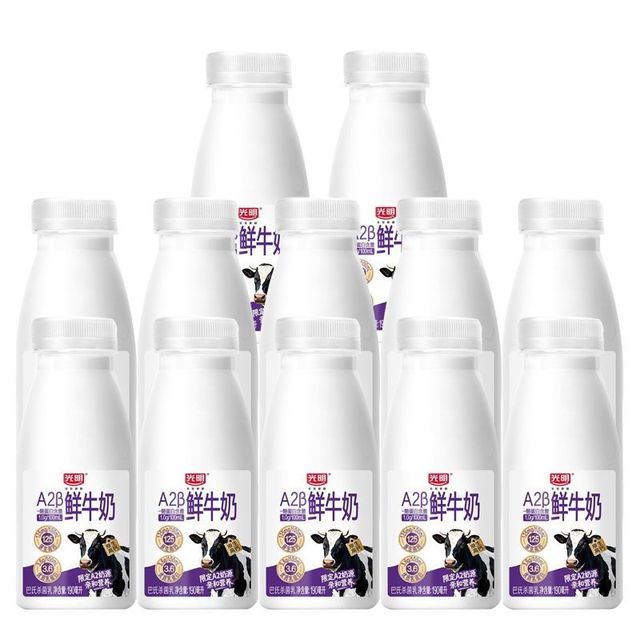 光明 A2-酪蛋白鲜牛奶 190ml*12瓶