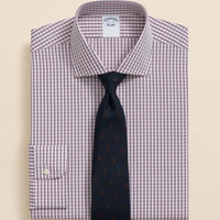 Brooks Brothers 男士英式领微格纹衬衫