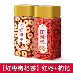 中广德盛 红枣桂圆枸杞茶 440g 1罐