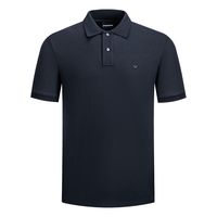 EMPORIO ARMANI 阿玛尼 男士纯色透气POLO衫