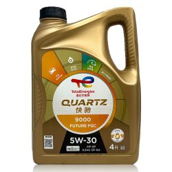 内暖 道达尔快驰9000-5W30全机油SP级国六发动机润滑油4L 4L