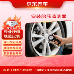 京东养车 安装胎压监测服务 不含实物 仅为施工费  内置 含动平衡