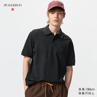优衣库 快干 女士短袖T恤 09 黑色