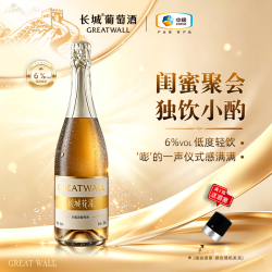 长城葡萄酒 花漾白起泡葡萄酒