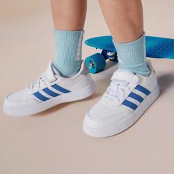 adidas 男中大童休闲鞋魔术贴运动板鞋童鞋