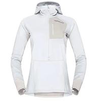 Norrona Senja Warm1 Hoodie - Women's , Color: Snow White, Arednalin, Snow White/Trooper'