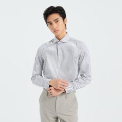 利郎 LESS IS MORE 衬衫男长袖条纹正装衬衣