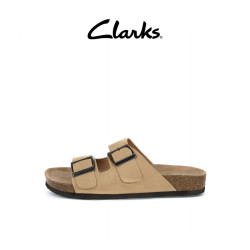 Clarks Haven Sun 女士双扣一脚蹬博肯凉拖 Haven Sun.-AW26