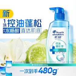 海飞丝 去屑洗发水控油蓬松型360g