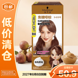 施华蔻 斐丝丽泡泡染发膏9-6焦糖啡棕110ml 染发乳