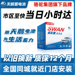 SWAN 汽车电瓶蓄电池55519嘉年华福克斯翼博马自达23 汽车电池