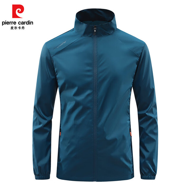 皮尔·卡丹 皮尔卡丹（pierre cardin）防晒衣薄款立领速干夹克外套户外钓鱼服