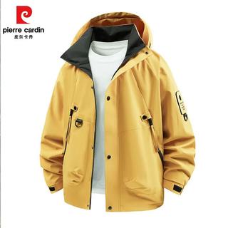 皮尔卡丹 防风夹克 军绿 XL 男士外套