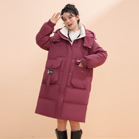 雪中飞 高充绒 90%绒 640+蓬松 冬季中长款加厚保暖羽绒服（多色可选）