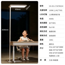 欧司朗 落地护眼灯大路灯100W OS-DS-LT30TM224