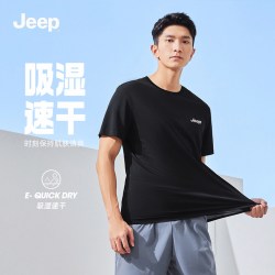 吉普 生活系列 男女通用短袖T恤 8801-1