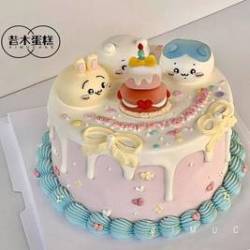 昔木生日蛋糕 10英寸生日蛋糕卡通蛋糕儿童蛋糕动漫蛋糕动画蛋糕/可配送