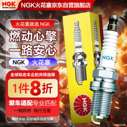 NGK 火花塞镍合金四支装途铠捷达朗境朗行朗逸速腾