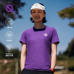 QINKUNG 黄油裸感2026女款运动T恤