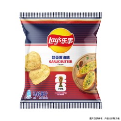 乐事 薯片 FIFA世界杯限定 蒜香黄油味 135g 袋装