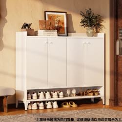 厨事优 鞋柜门口入户收纳柜一体靠墙玄关柜多层家用新款2026钢制鞋架防晒