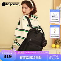 LeSportsac 乐播诗新款双肩包旅行包背包大容量电脑包书包七夕礼物 黑色