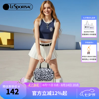 PLUS会员:LeSportsac 乐播诗新款CLASSIC系列时髦豹纹质感随性手提包斜挎包七夕礼物 云斑雾豹