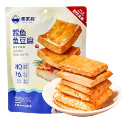 味力 鳕鱼豆腐 香辣孜然烧烤味 200g*1袋 独立包装