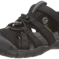 KEEN 适合儿童 Seacamp Ii Cnx 运动凉鞋 现代 BlackGrey 尺码2 Big Kid