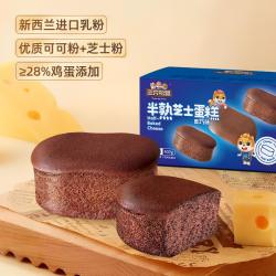 三只松鼠 国民好烘焙半熟芝士蛋糕早餐食品整箱营养代餐蛋糕零食糕点心 半熟芝士蛋糕/奥巧味/400g