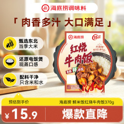 海底捞 自热米饭 红烧牛肉味 370g