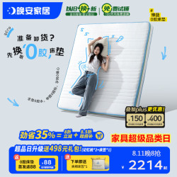 晚安 DS0-138舒脊黄麻 邦尼尔弹簧 全垫0胶工艺床垫 偏硬 0胶工艺-DS0-138懒蓝-护脊版