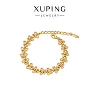 移动端：旭平 复古气质时尚蝴蝶镂空合金仿黄金色手链 16.5+4.5cm X001165027