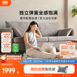 8H 红标二号独立袋装弹簧雪尼尔可拆洗布艺沙发pro 老钱米
