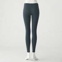 無印良品 MUJI 女式 弹力天竺 十分长收腿裤 21SS 新品 深灰色 XS