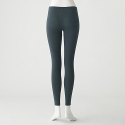 無印良品 MUJI 女式 弹力天竺 十分长收腿裤 21SS 新品 深灰色 XS