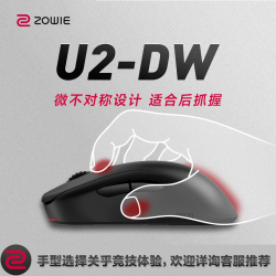 卓威 U2-DW 无驱设计 黑色 无线鼠标