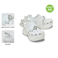 crocs 复古小鲸鱼炫魅厚底洞洞鞋