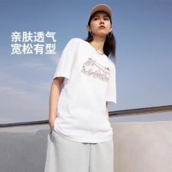 李宁 纯棉透气 女款运动T恤