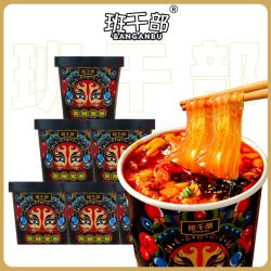 班干部 酸辣粉正宗重庆酸辣粉细粉手工粉宽粉圆粉整箱批发冲泡速食