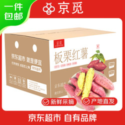 京觅 陕西板栗红薯 净重4.5斤单果150g+大果 新鲜蔬菜 源头直发 净重4.5斤单果150g+