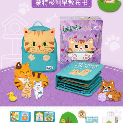 MY FIRST BOOK 婴幼儿早教认知布书农场主题儿童玩具蒙特梭利