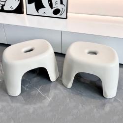 侑家良品 塑料凳子家用小板凳浴室加厚防滑凳简易垫脚小矮凳 小号1个