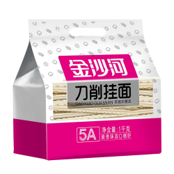 金沙河 花边刀削面1kg*1