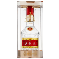 五粮液 浓香型白酒  裸瓶装 375ml 52%