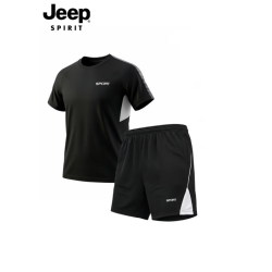 JEEP SPIRIT 吉普  男士冰丝速干运动套装 多色可选