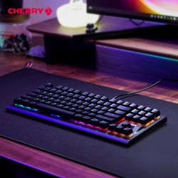 CHERRY MX1.1 RGB电竞游戏键盘87键有线红轴